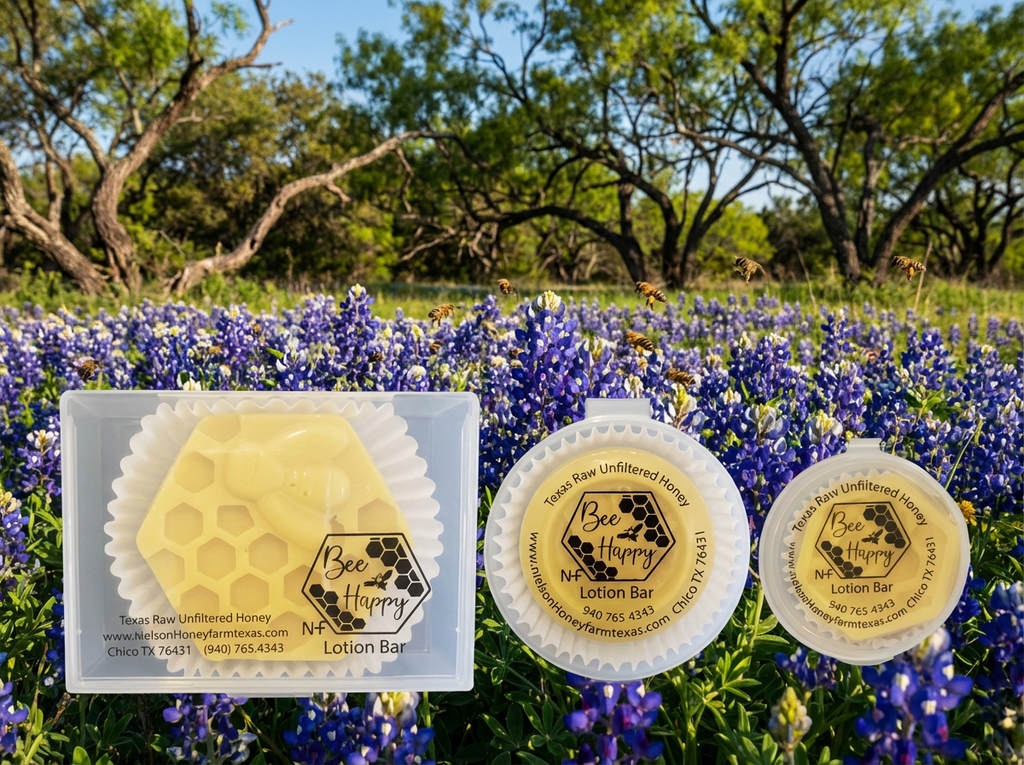 Handmade Beeswax Lotion Bar – Natural Solid Moisturizer