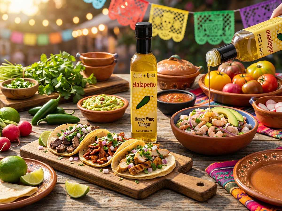 Honey Wine Vinegar - Jalapeño